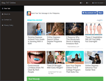 Tablet Screenshot of magtxtonline.net